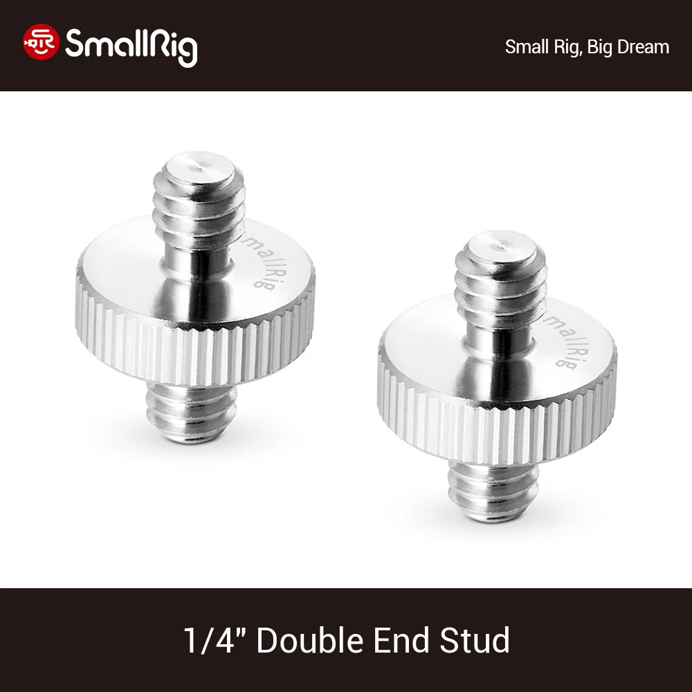 

SmallRig 1/4" Double End Stud Screw With 1/4"-20 Thread 2 Pcs - 828