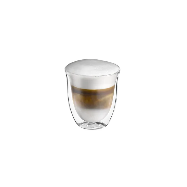 DLSC311 by Delonghi - Double Wall Cappuccino Cups, 2 per set