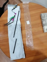 Interactive-Toy-Stick Toys Toy-Supplies Mouse-Cage Feather-Wand Cat-Teaser Plastic Bell
