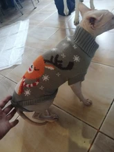 Antumn-ropa de invierno para gatos abrigo de suéter Katten para perros, disfraz de gato para perros pequeños, Chihuahua, Pugs, Bulldog francés