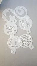 DIY Fondant Decoration-Tools Template Stencil-Set Spray Cake-Biscuits Drink-Decor Ramadan