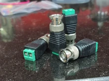 Conectores BNC DIY para cámara CCTV, conectores Coaxial/Cat5/Cat6, 5/10 Uds.