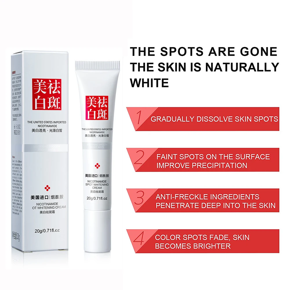 Whitening Freckle Cream Remove Melasma Acne Spot Pigment Melanin Dark Spots Pigmentation Freckle Removal Cream Moisturizing Gel