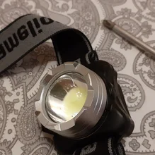 Headlamp Mini Flashlight Torch-Head Usb Rechargeable Portable Have-Battery-Red/white
