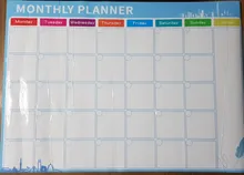 Calendario magnético de borrado en seco para frigorífico, 3 rotuladores de punta fina y borrador grande con imanes, pizarra blanca mensual para refrigerador Wal