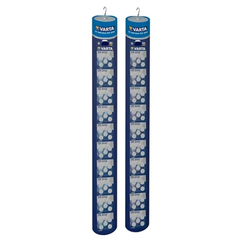 

PACK 2 VARTA Microbattery strips 100 button batteries various
