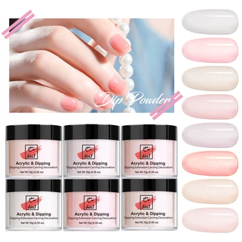

TP 10g 4 In 1 Dipping Powder Nail Art Decorations Nail Acrylic Extension Carving Nail Art