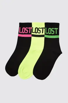 

Trendyol Tagline 3'lü Knitting Socks TWOAW21CO0050