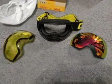 COPOZZ-Gafas de esquí antivaho, lentes de esquí esférico grande, reemplazo de lentes de nieve (solo lentes), UV400, 201