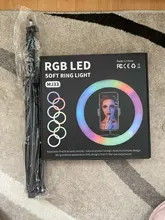 Video-Lights Ring-Lamp Tripods Stand Dimmable Youtube Selfie Led TIKTOK with RGB 