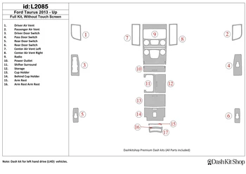 

Interior trim for Ford Taurus 2013-UP. Set L2085.