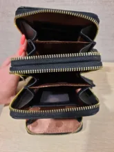 Bolso pequeño de verano para mujer, para uso diario, disponible en diferentes colores, permite llevar el teléfono móvil y cuenta con portatarjetas, envío directo