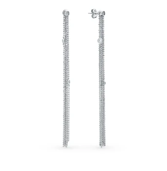 

Silver earrings with cubic zirconia sunlight sample 925