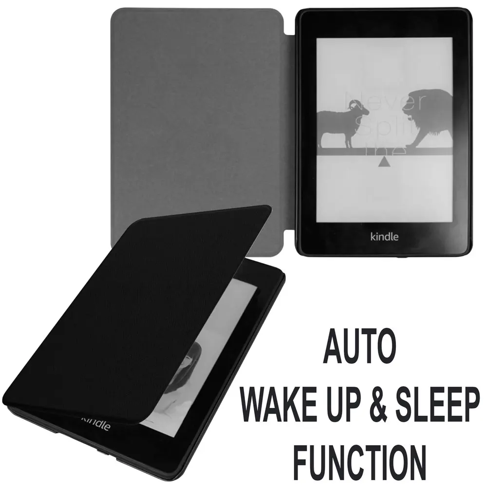 OcioDual чехол Электронная книга для нового Kindle Paperwhite Gen.10th Магнитная застежка Скрытая функция Иман черный