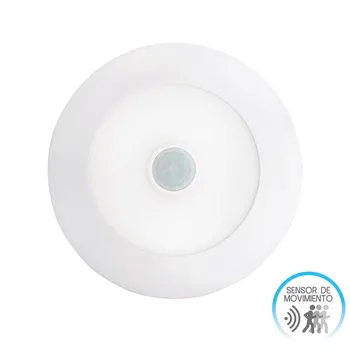 

8W 600lm round recessed ultrasonic LED Downlight with motion Sensor Ø 10,5cm 4000K White 7hSevenOn