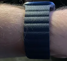 Correa de cuero para Apple Watch, banda magnética de 44mm, 40mm, 38mm y 42mm para reloj inteligente iWatch series 3, 4, 5, se, 6