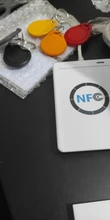 Lector de tarjetas ic inteligente sin contacto, fotocopiadora rfid con lector NFC, ACR122U, duplicador, 5 uds.