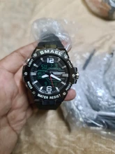 Reloj de pulsera deportivo para hombre, cronógrafo Digital LED con alarma y fecha automática, resistente al agua hasta 50M, informal, a la moda, 8033