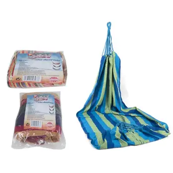 

Hammock hanging garden large size 270x80 cm 100% cotton to hang in yard or outdoor