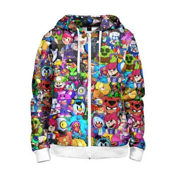 

Children's sweatshirt 3D with zipper brawl stats all characters