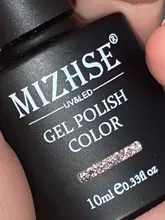 MIZHSE-esmalte de uñas en Gel UV, barniz de uñas semipermanente brillante en 6 colores, 10ML
