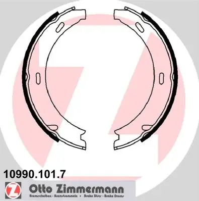 Колодки торм MER W201/W202 C180-C280/C36AMG/C43AMG ручн торм [16