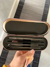 4 ranuras exquisita de hojalata de pestañas de caja maquillaje de belleza pinzas protección pestañas caja herramienta de plantación