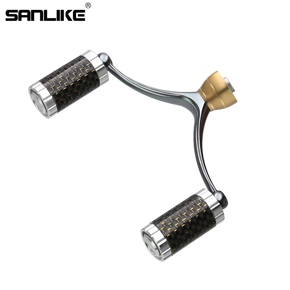

SANLIKE Fishing Reel Handle Fit for Daiwa Duralumin Ultralight Corrosion Resistance for Sea Fishing Left/Right