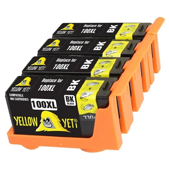 

4Black 100xl Compatible ink cartridge Lexmark LM100A 100 for Lexmark S308 S405 S508 S605 S608 S305 S408 S505 Printer