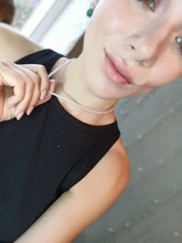 Collar con colgante de concha de amor para mujer, gargantilla de cadena de perlas Simple de 6MM de estilo Vintage, joyería de moda al por mayor