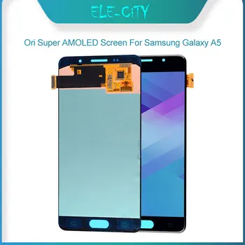 

Ori For Samsung Galaxy A5 (2017) A520 (2016) A510 A500 Super AMOLED Display With Touch Screen Digitizer Assembly Replacement