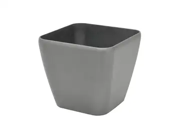 

EUROPALMS Deco pot Moon-26, rectangular, silver