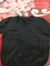 Duckwever-suéter de punto con cuello en V para mujer, suéter de manga corta salvaje suelto, primavera y otoño