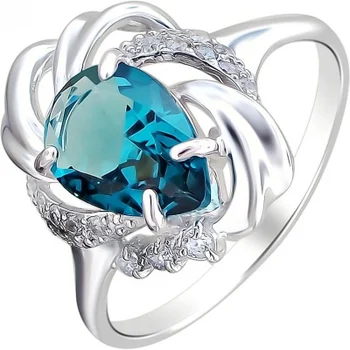 

Esthete ring with cubic zirconia and Swarovski crystal in silver