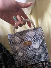 Bolso de hombro con diseño de serpiente para mujer, bandolera pequeña con hebilla y patrón de Animal, Diagonal, 2021