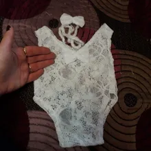 Outfit Jumpsuit Photo-Props 1st Infant Baby-Girls Toddler Lace Smash Cake Romper Ruffled