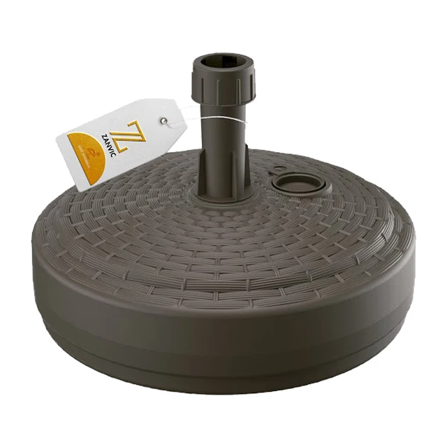 ZANVIC umbrella Bases made of high quality polyethylene with refillable capacity of 18 litres Deska round 39cm Choc.