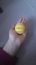 Bolas de juguete para mascotas, juguete para masticar, bolas duraderas de caucho para mascotas, pelota elástica para perros pequeños para liberar la presión