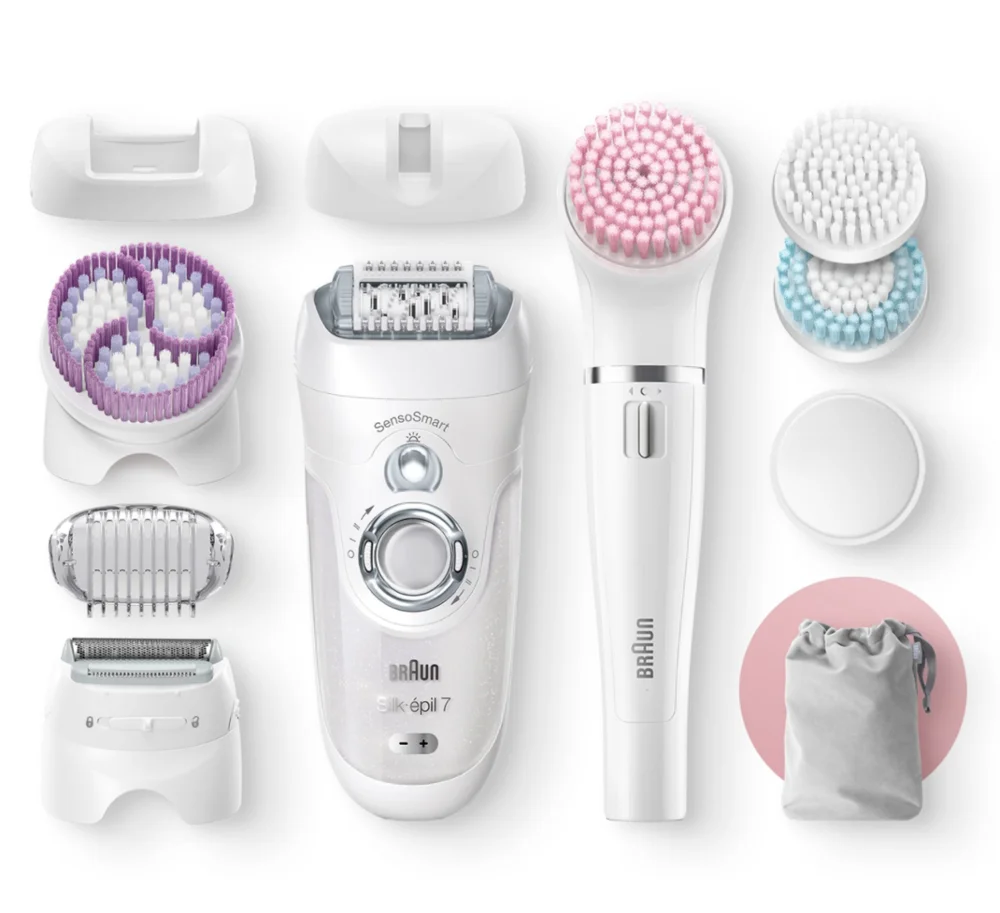 Braun Silk-epil 7 7895 Free Sensosmart беспроводная технология Влажная и сухая лазерная эпиляция