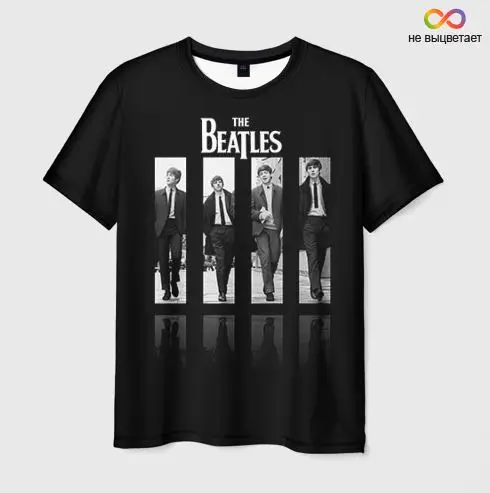Мужская футболка 3D The Beatles | одежда