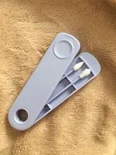 Bastoncillo de algodón reutilizable, limpieza de orejas de doble cabeza, maquillaje, eliminación de cosméticos, herramienta de hisopos de silicona portátil lavable, 2 unids/caja