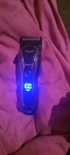 Maquinilla eléctrica profesional para cortar el pelo, cortadora de pelo con pantalla LED, cable de Máquina para cortar Cabello, inalámbrica, de doble uso, para peluquero y peluquería