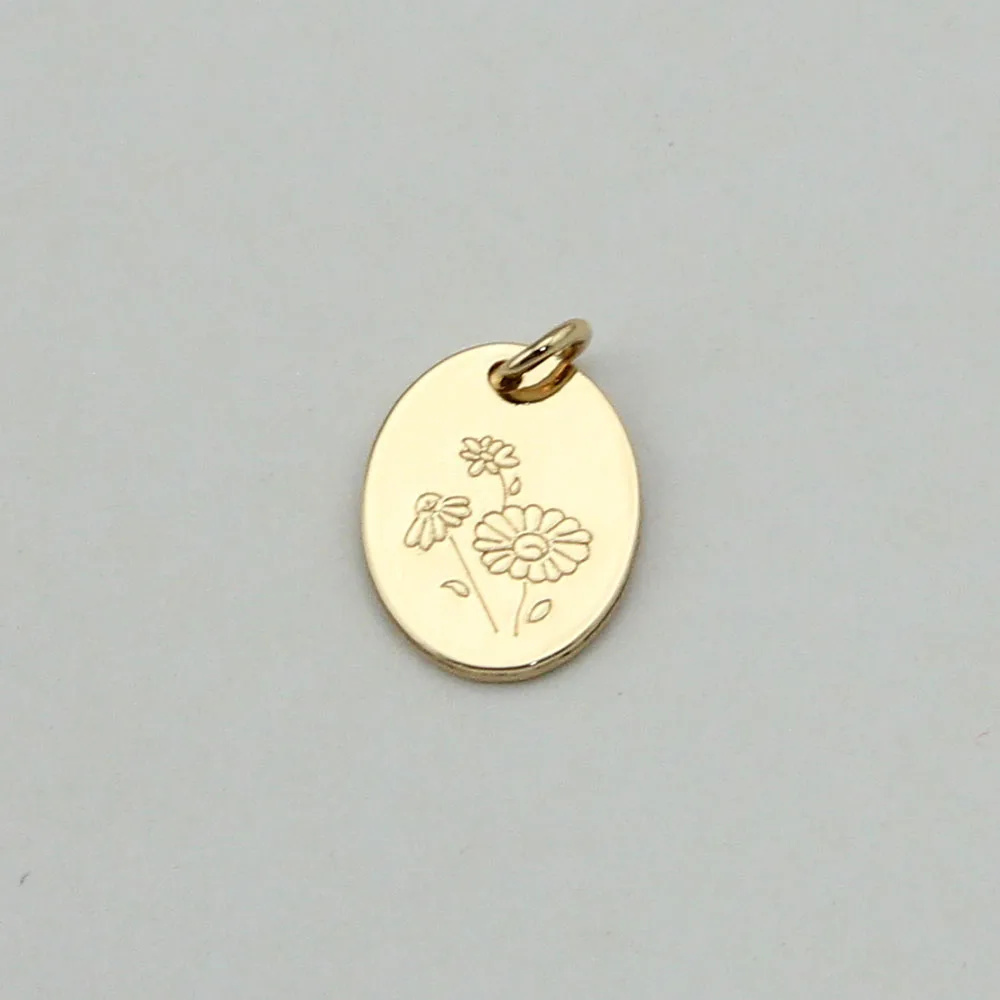 

DIY Jewelry Accessories Finding Daisy Flower Pendant Charm For Women