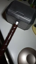 44cm martillo Cosplay 1:1 martillo de tormenta figura armas modelo regalo película jugando seguridad americanas Super Héroes Weapen