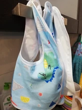 Recién Nacido bebé niño bebé bufanda impermeable, de Saliva bebé Saliva toalla babero de dibujos animados suave pelusa babero (Gamuza + PU impermeable de la capa)