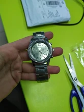 Reloj de lujo con diamantes de Ginebra para Mujer, cronógrafo de cuarzo con tachuelas de acero y tres ojos, a la moda