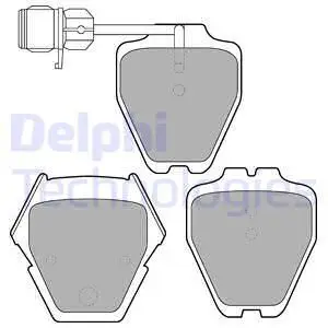 Колодки дисковые п.\ Audi A8 2.8-6.0/2.5TDi/3.3TDi 98-99 DELPHI