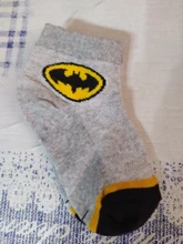 Calcetines de algodón de superhéroe para niños, 5 par/lote