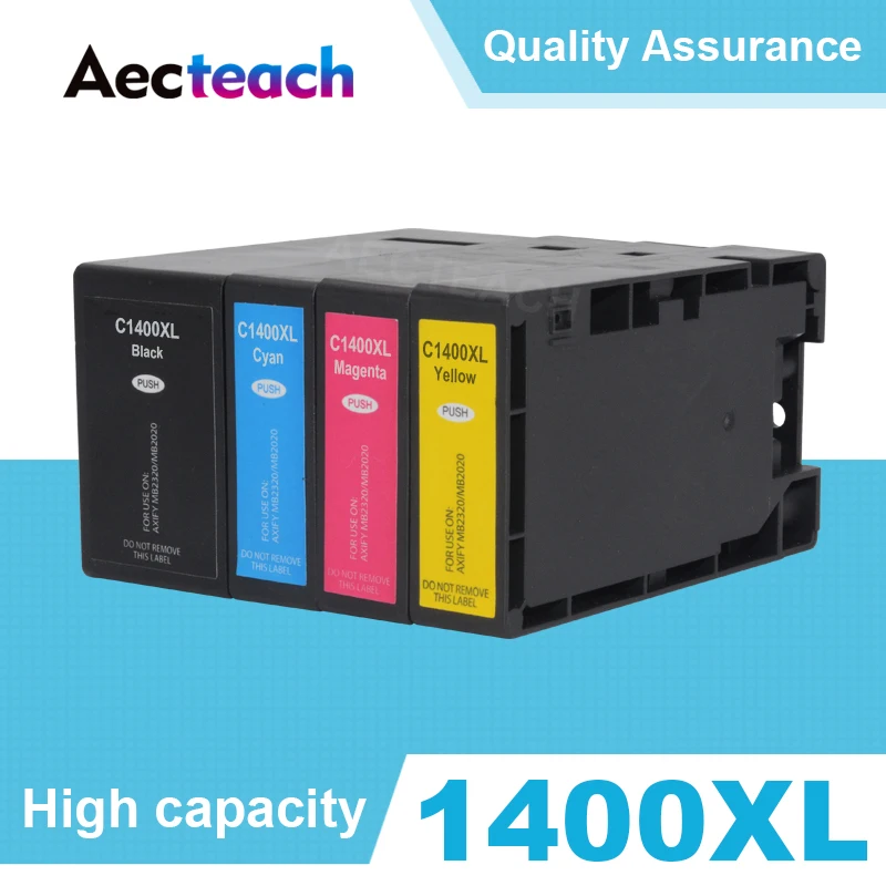 1Set Aecteach PGI-1400XL совместимый чернильный картридж для Canon MAXIFY MB2340 MB2040 MB2140 MB2740 принтеров полные чернила PGI 1400 PGI1400 XL - Цвет: 1Set
