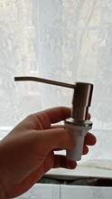 Sink Soap Dispenser Kitchen-Accessories Bathroom Stainless-Steel 300ML Brushed Manually-Press